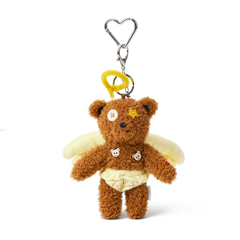 SmoSmos Angel Bear Bag Pendant Plush Doll
