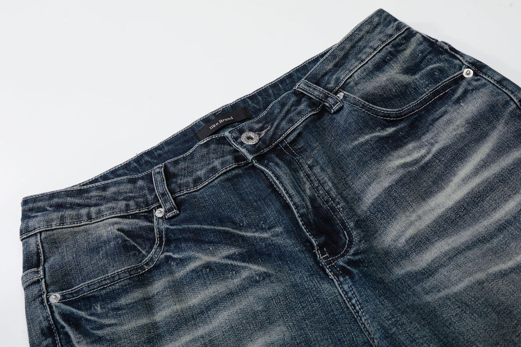 11KN 11 oz Indigo Whisker Flare Jeans