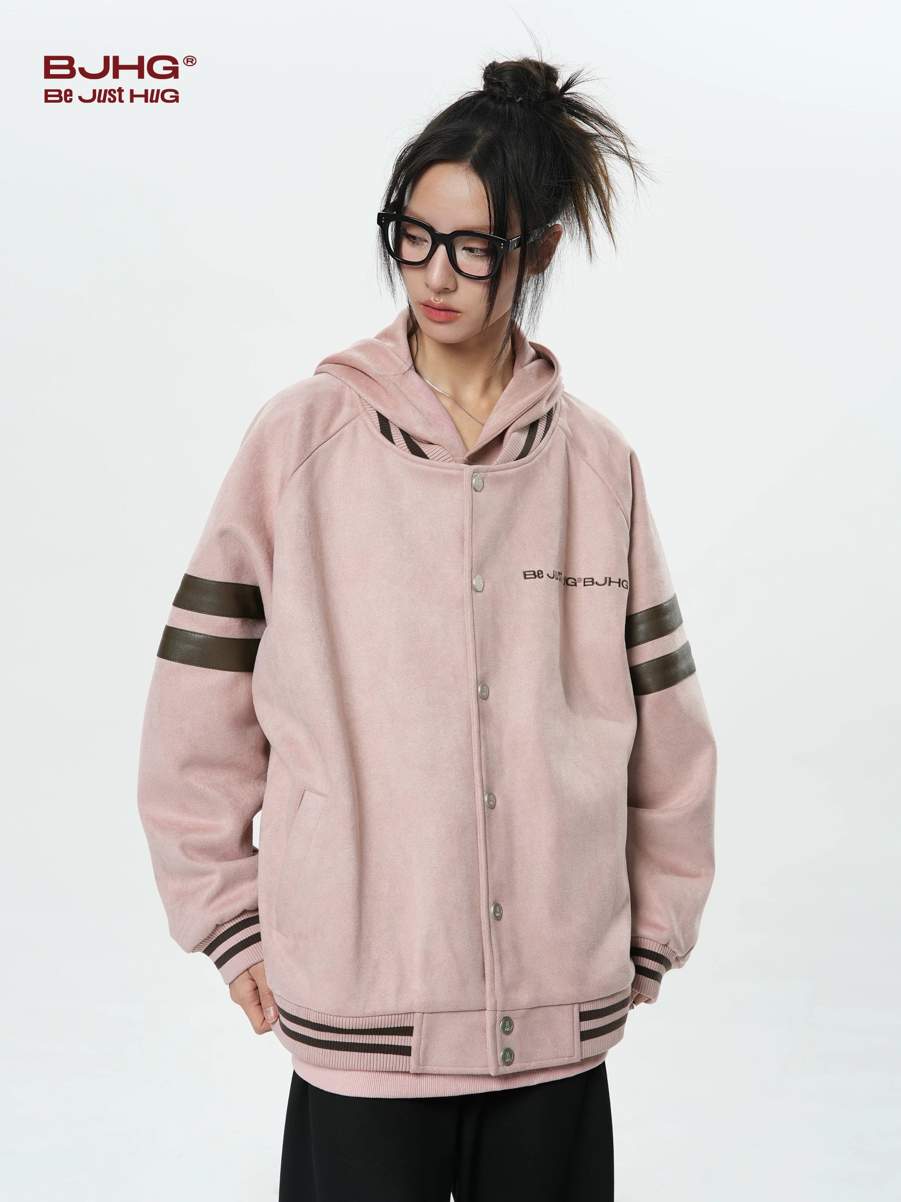BJHG Premium Embroidery Trendy Shoulder Jacket