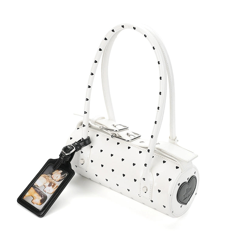 JANDRESS Patent Leather Hand-held Armpit Bag