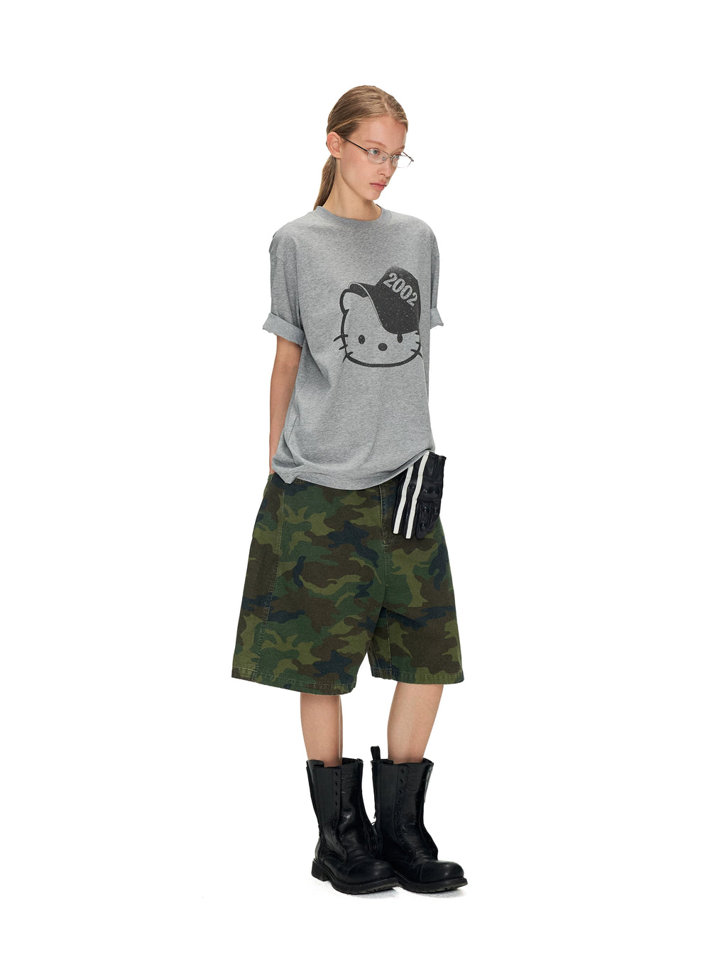 ANTERIOR LOVED Vintage Hello Kitty Loose Casual Tee