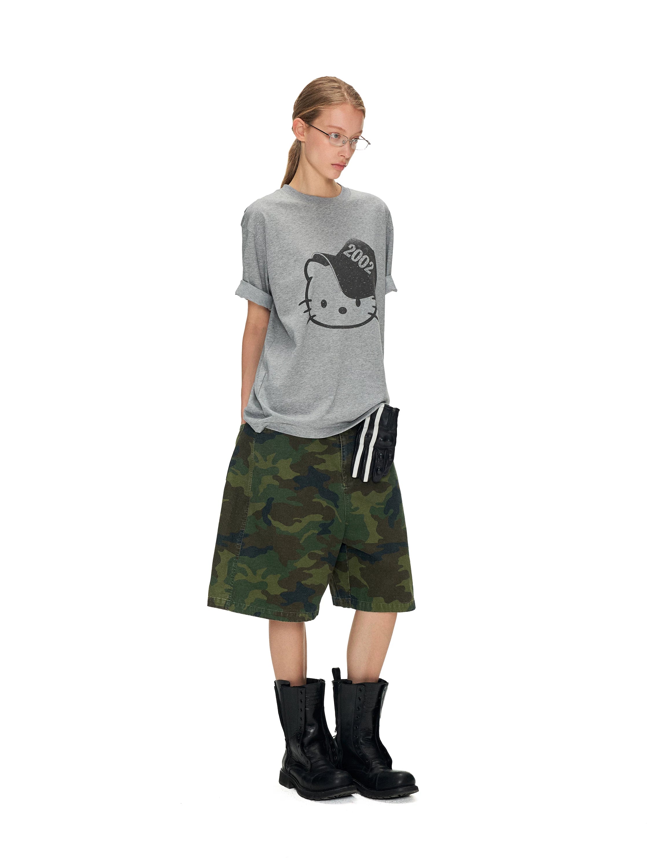 ANTERIOR LOVED Vintage Hello Kitty Loose Casual Tee