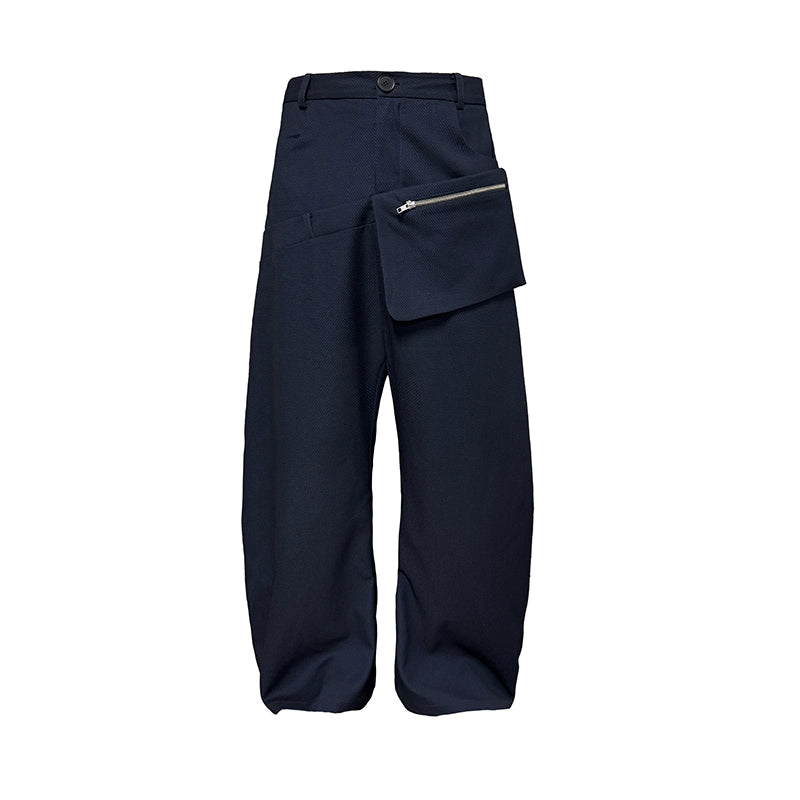 JCAESAR Double Waist Tooling Side Pocket Trousers