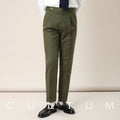 CULTUM Vintage Ruffled Straight Trousers