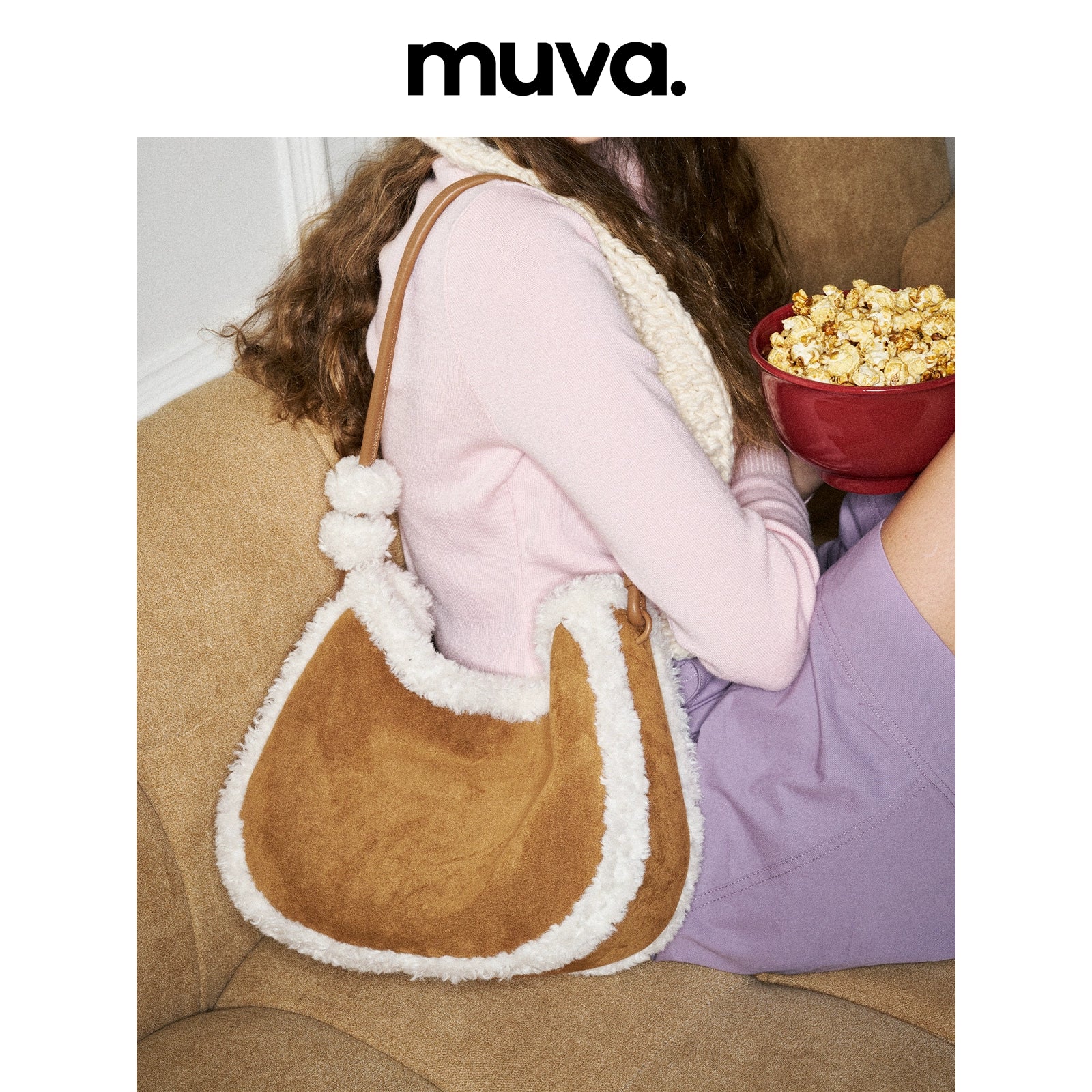 MUVA Cute Plush Tote Bag