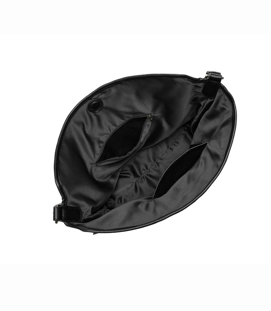 YADAMUI Soft Leather Crossbody Streamer Tote Bag