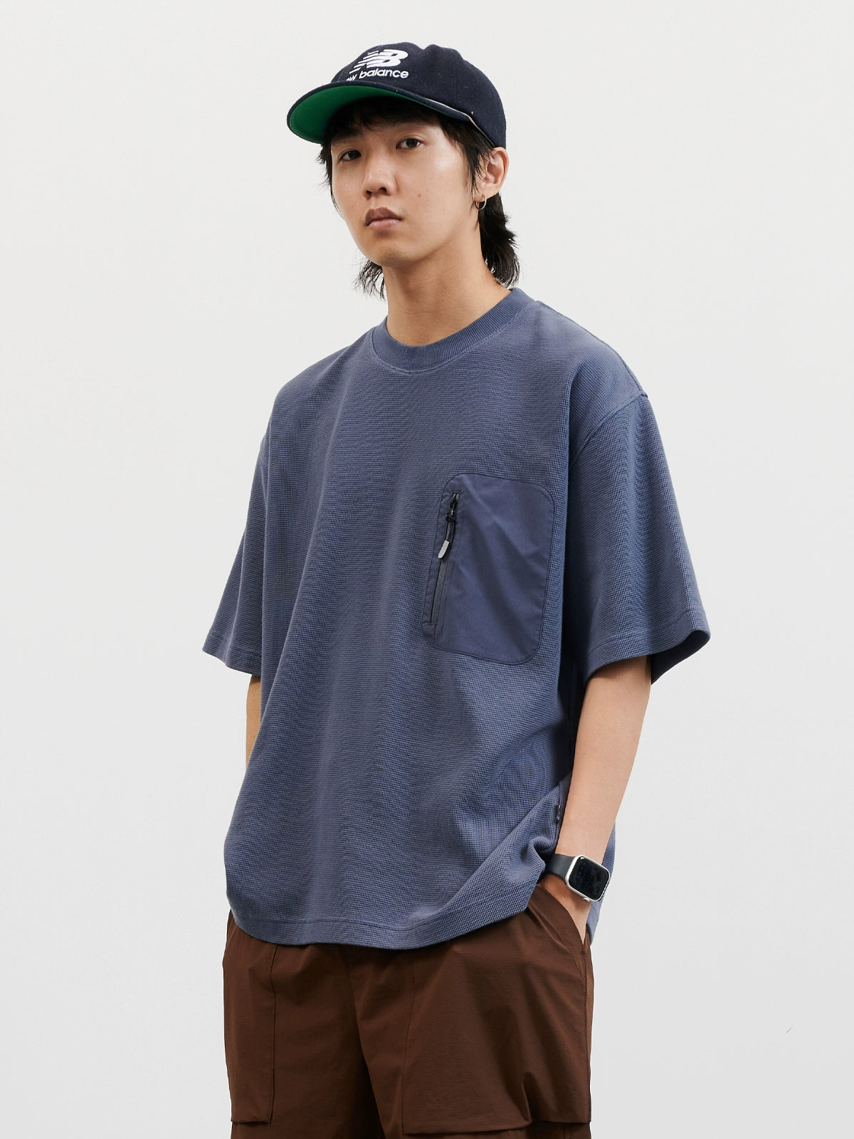 NUMBERSALT Waffle Versatile Casual Tee