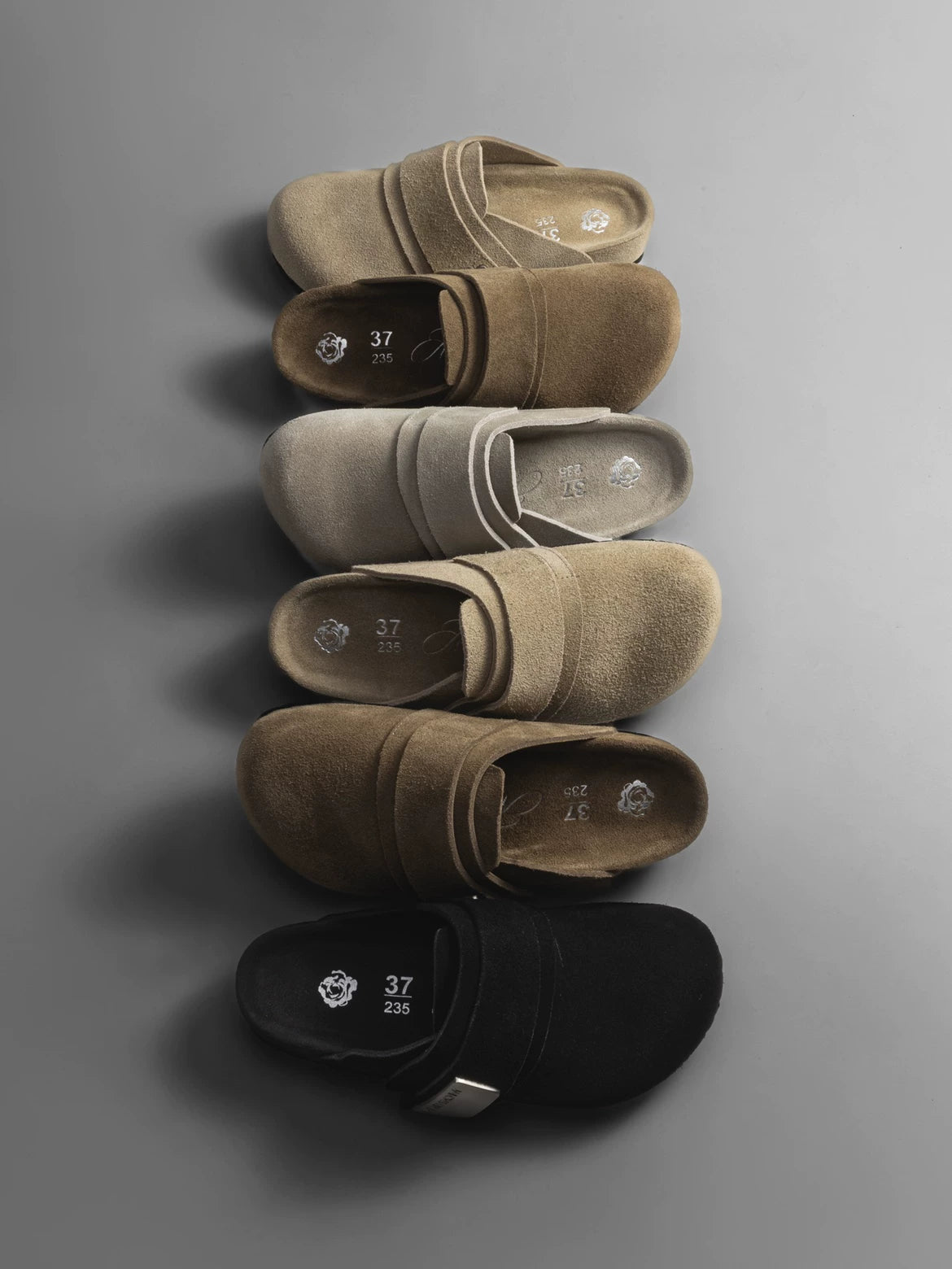 AMBSOM Leather Lazy Birkenstocks CLOGS