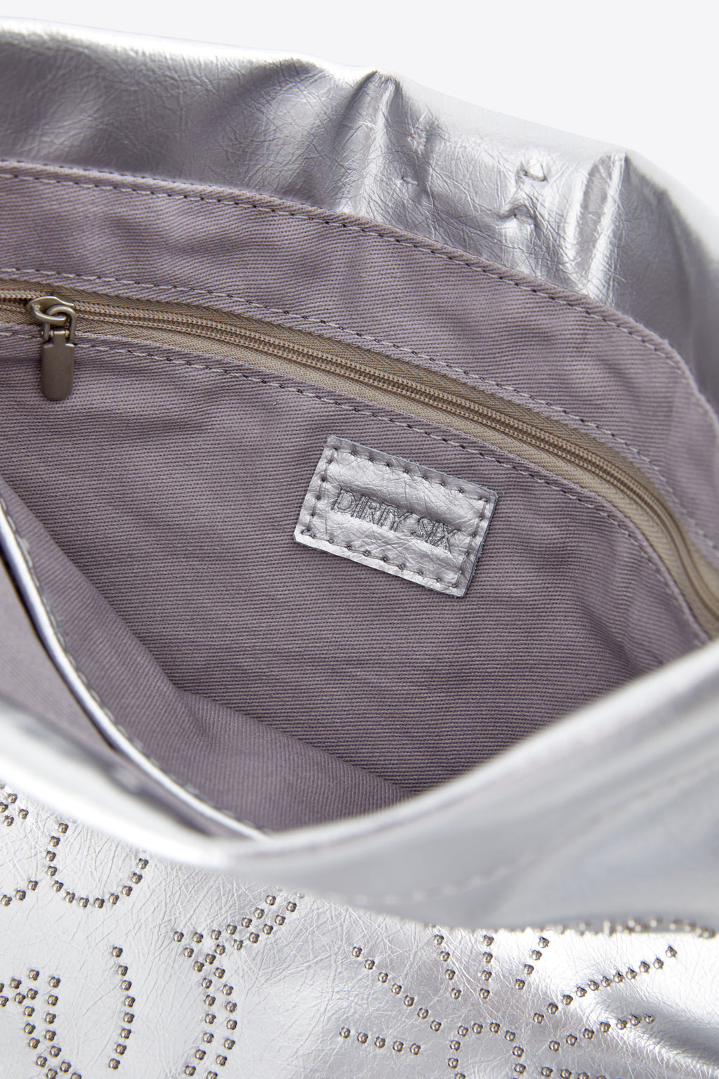 DirtySix Cow Split Leather bang bang franc small flower bag "FAFA" millet nail design