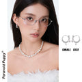 PP High-end Light Luxury Irregular Pearl Earrings