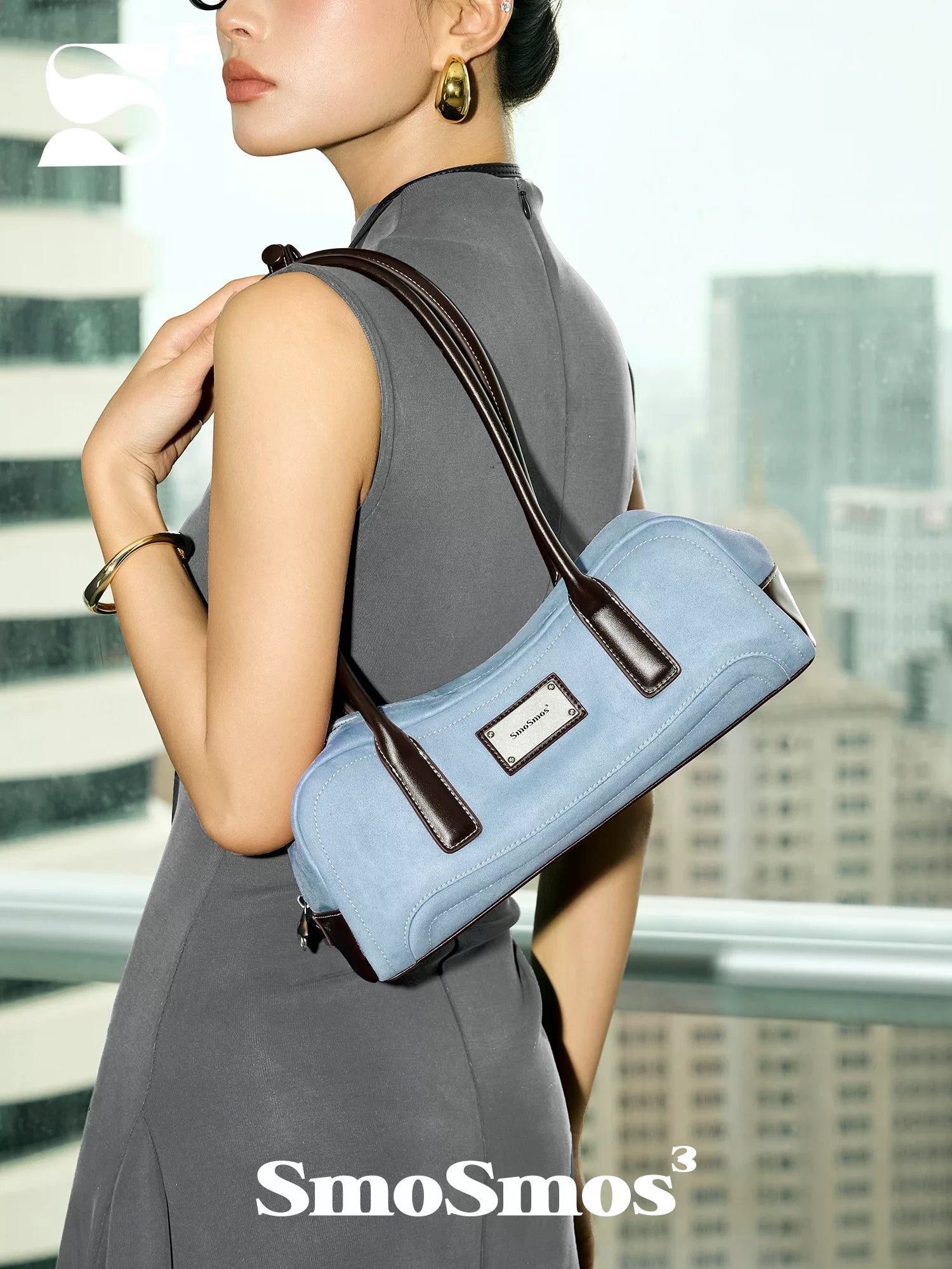 SmoSmos Leather Underarm Shoulder Bag