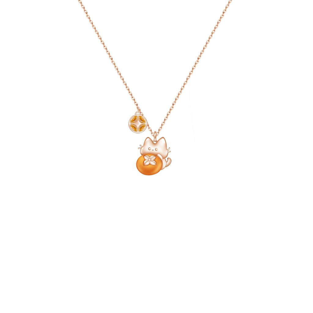 Oho Ou Kitten Premium Necklace