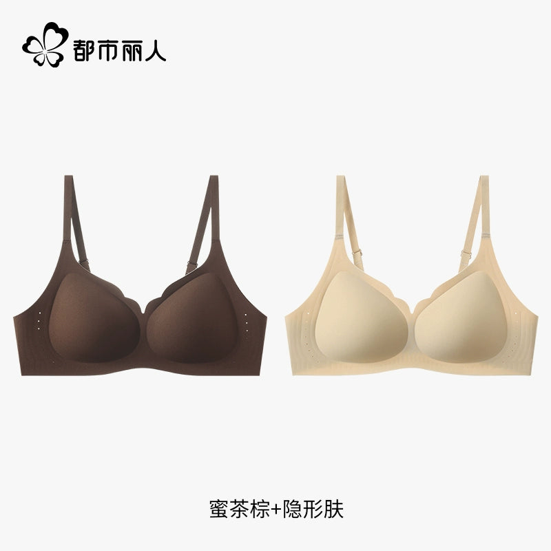Urban Butterfly Seamless Jelly Strip Soft Support Bra Cover