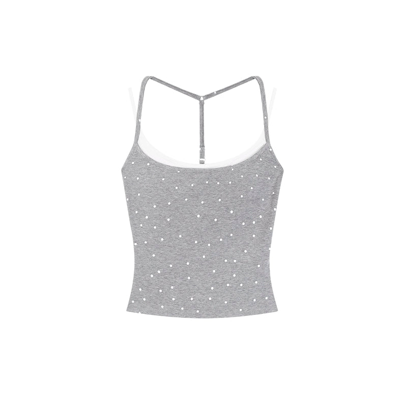 Zero Polka Dot Sling Chest Pad Vest