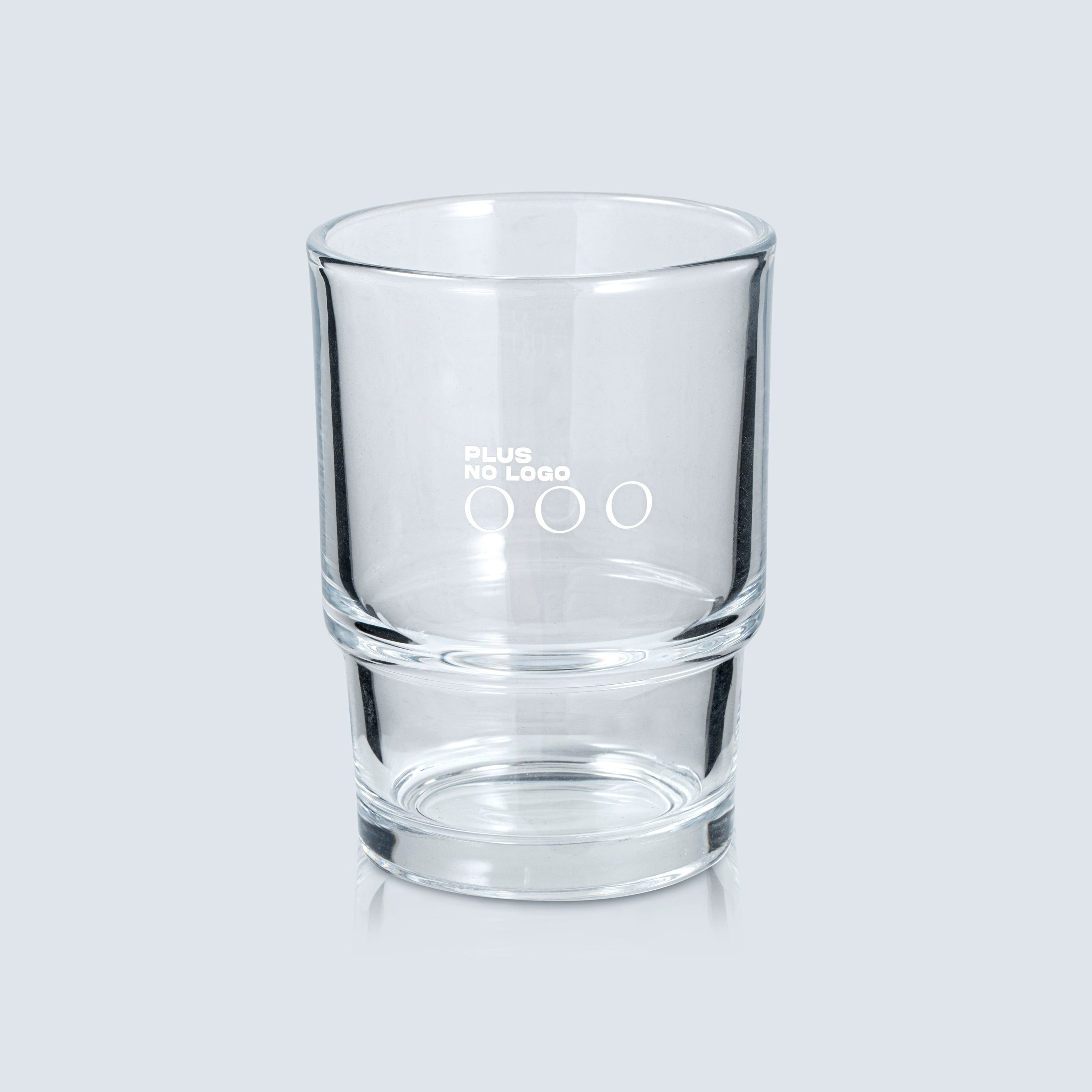 PLUS NO LOGO Transparent Glass Cold Drink Hot Drink Coffee Cup