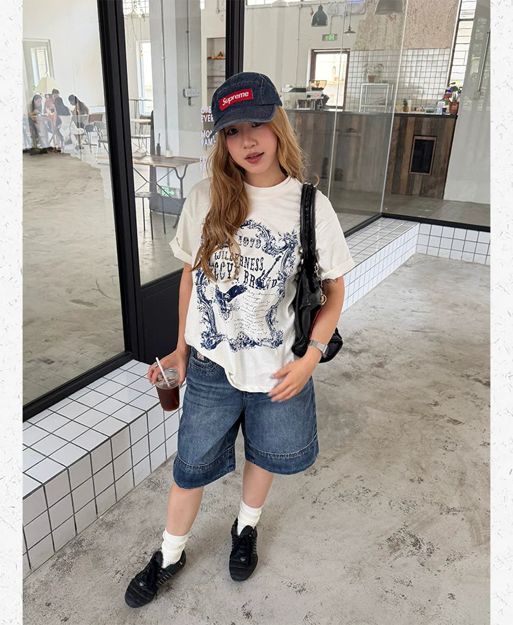 CCYE Casual Loose Versatile Tee
