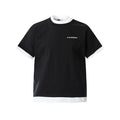BTSG fake two-piece stacked short-sleeved Tee