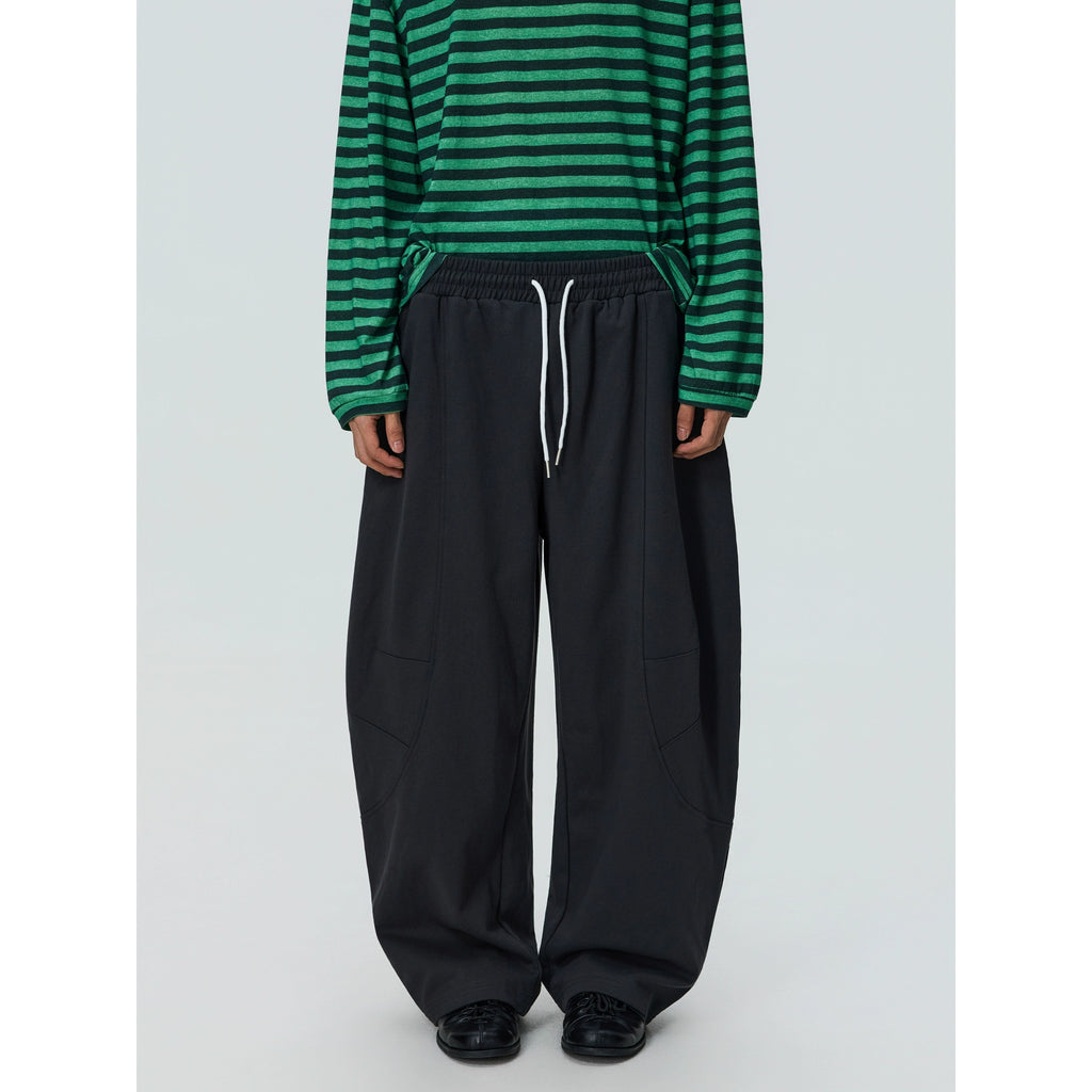 BTSG Retro Silhouette Drawstring Sweatpants