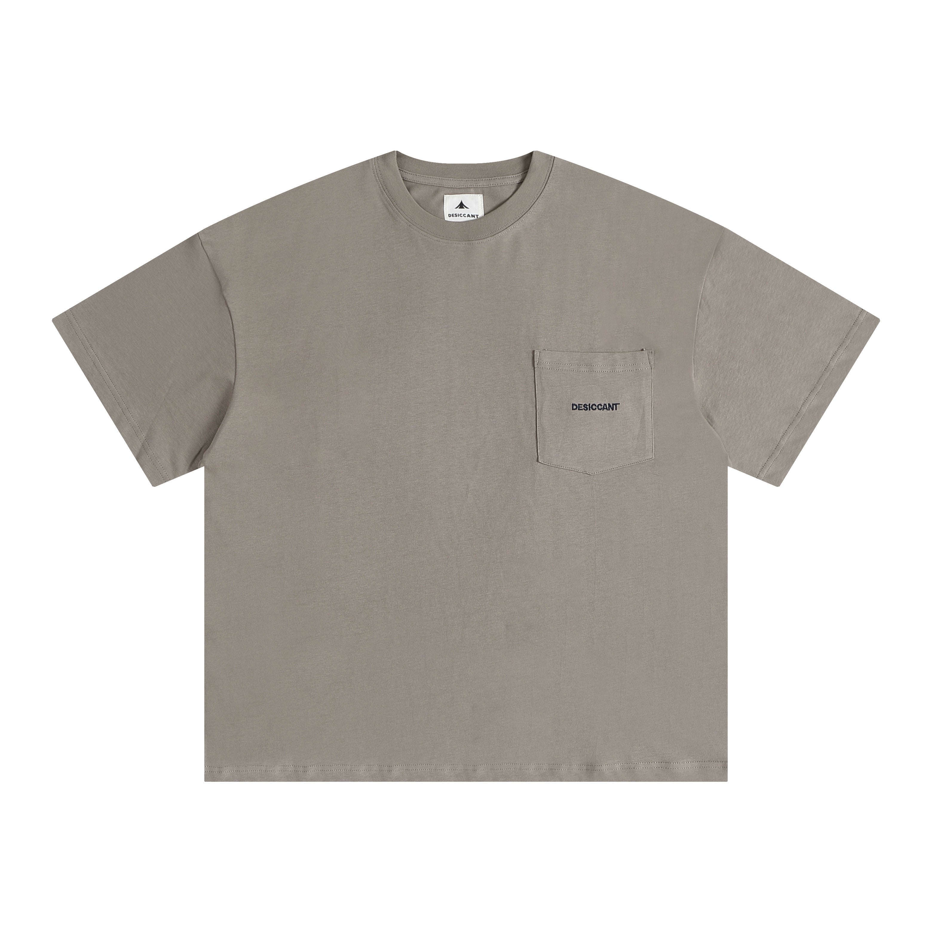 DESICCANT Embroidery LOGO Silhouette Loose Tee