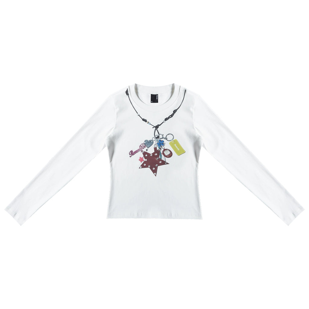 Remedy Necklace Printed Short Long Sleeve