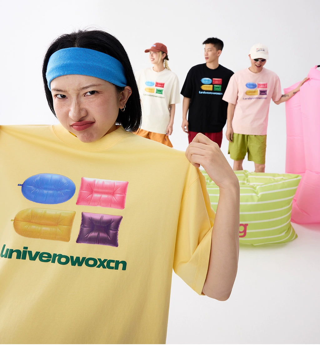 OWOX Versatile Casual Printing Loose Tee