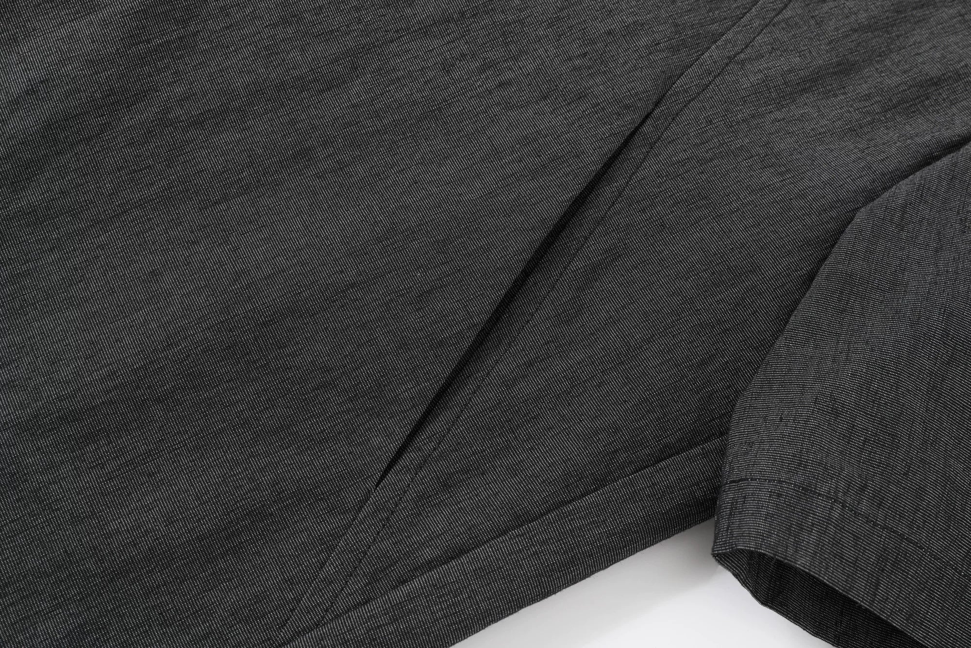 TAICHIISM Vintage Diagonal Placket Spliced Short-sleeved Shirt