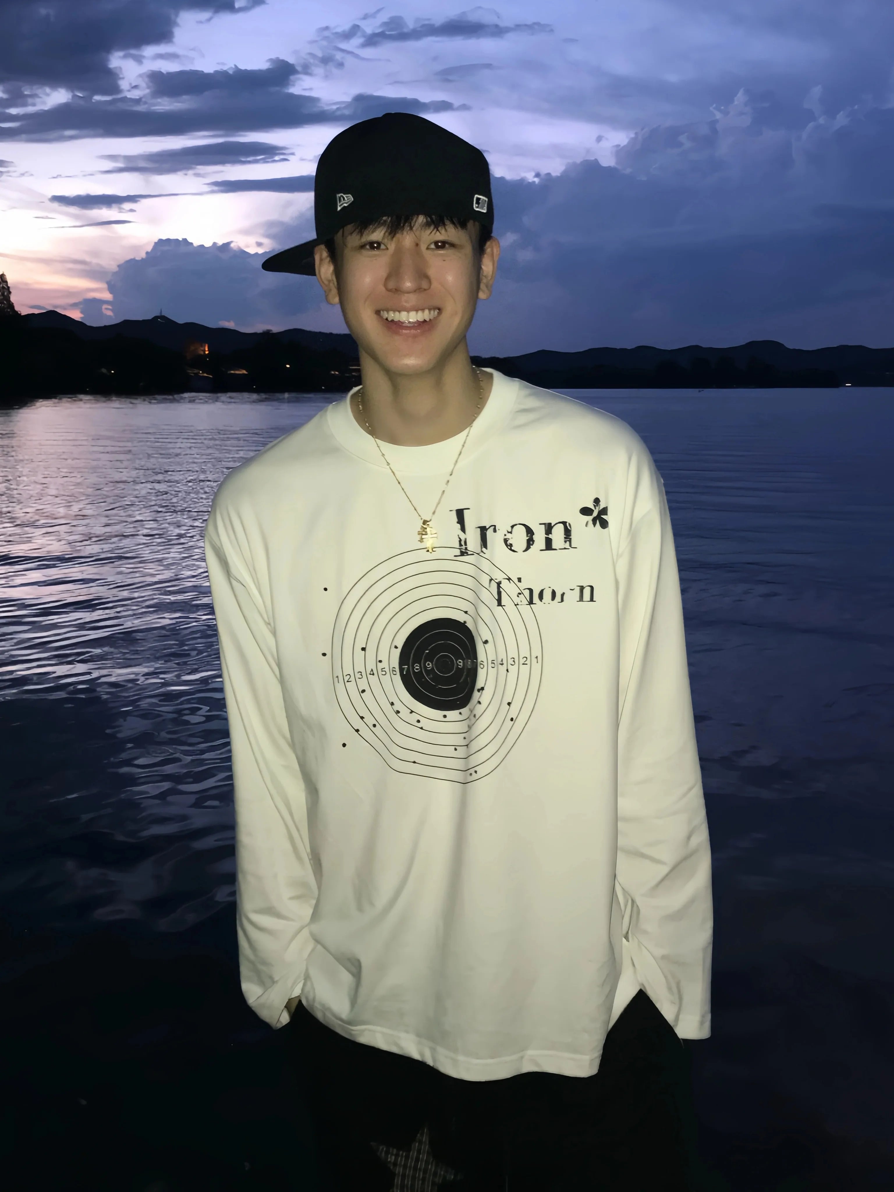 Ironthorn Bullseye Shooting Print Loose Long Sleeve