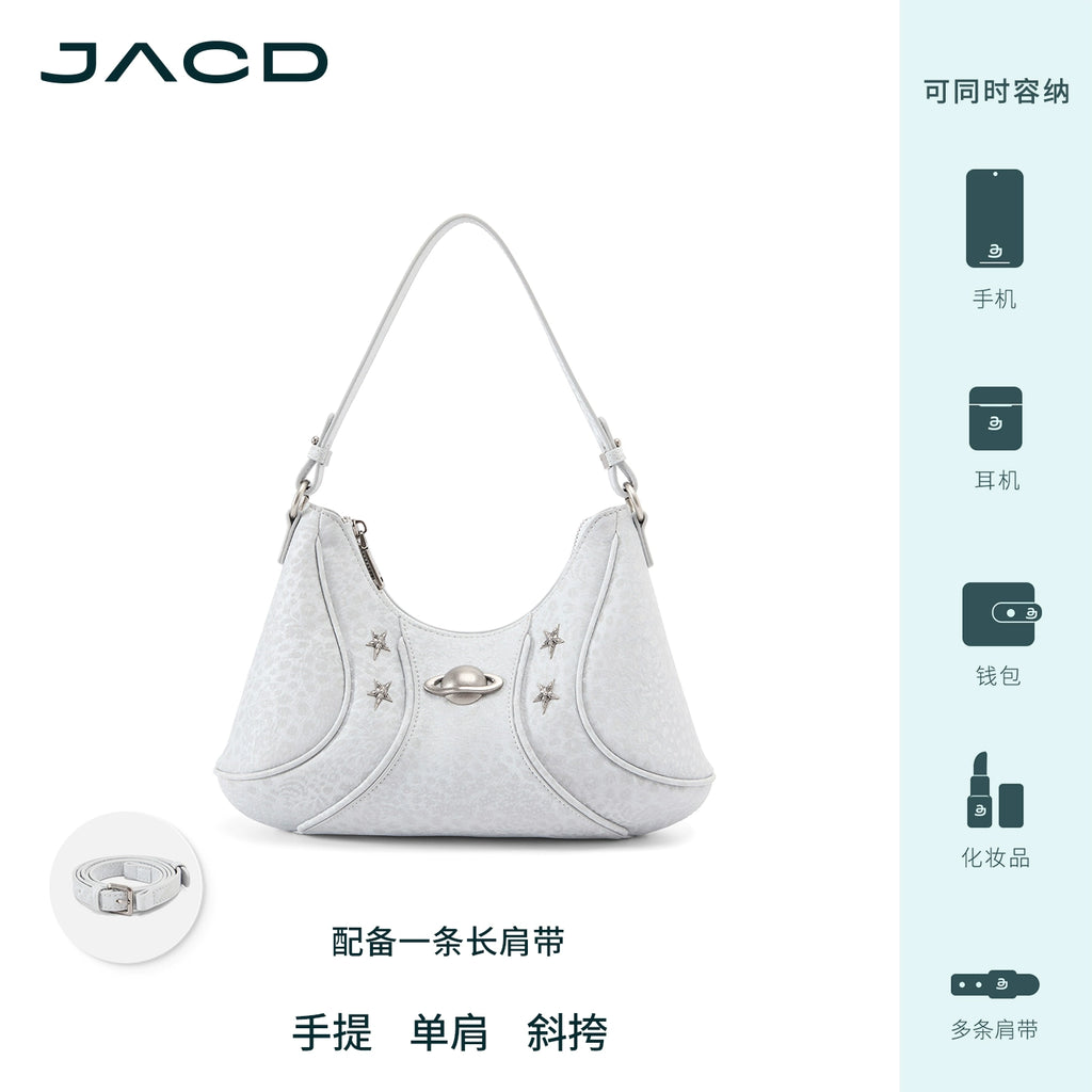 JACD Leopard Print Retro Shoulder Messenger Bag