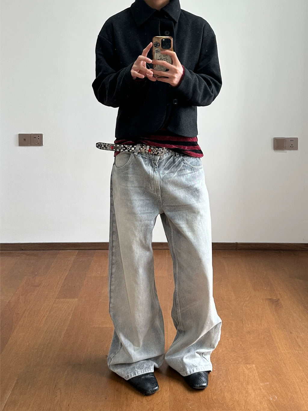 Slight Vogue Retro Casual Straight Jeans
