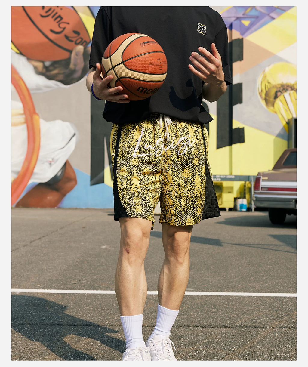 LUSHISI Breathable Moisture Wicking Sports Shorts