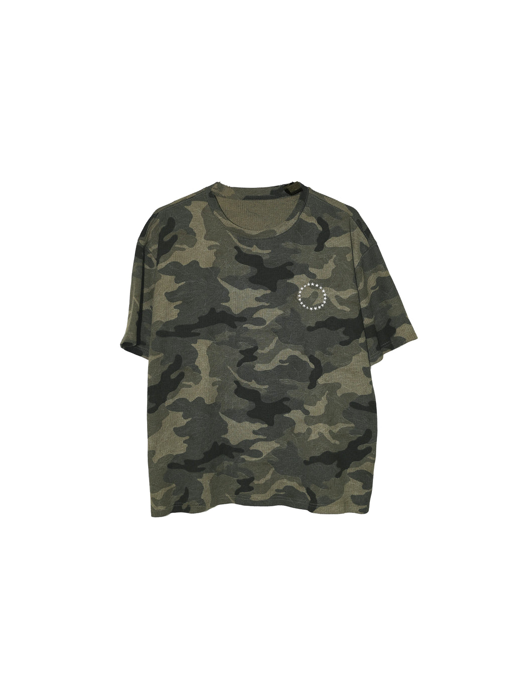 LIBERAFIT Camouflage Leopard Print Loose Tee