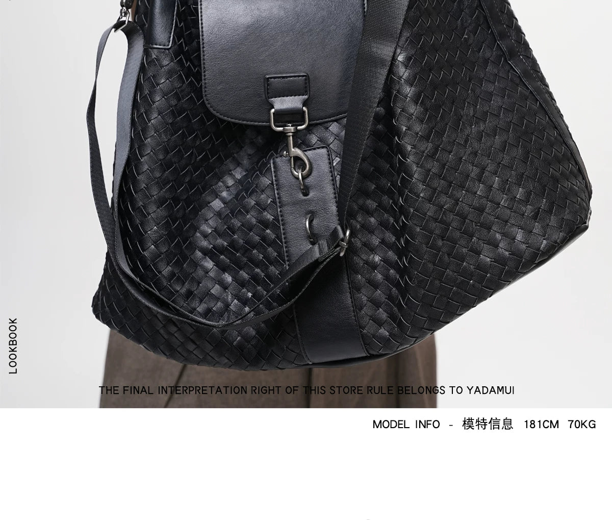 YADAMUI Woven Shoulder Messenger Bag