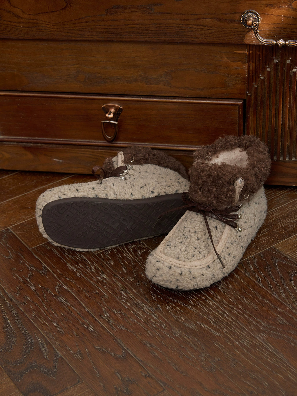 Milooey Flat-bottomed Thermal Velvet Snow Boots