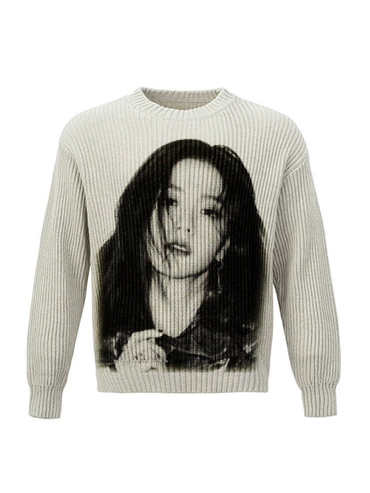 DKNT BLACKPINK LISA JENNIE Rose JISSO Cotton-knitted Sweater