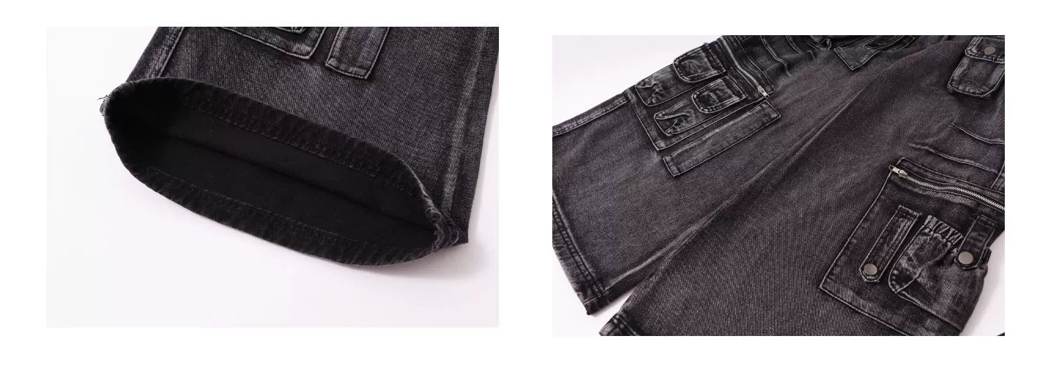 BLACKLISTS Old Multi-pocket Tooling Jeans