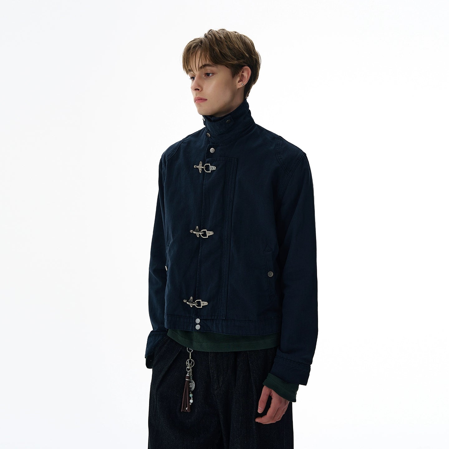 A PUEE Vintage Plane Button Work Jacket