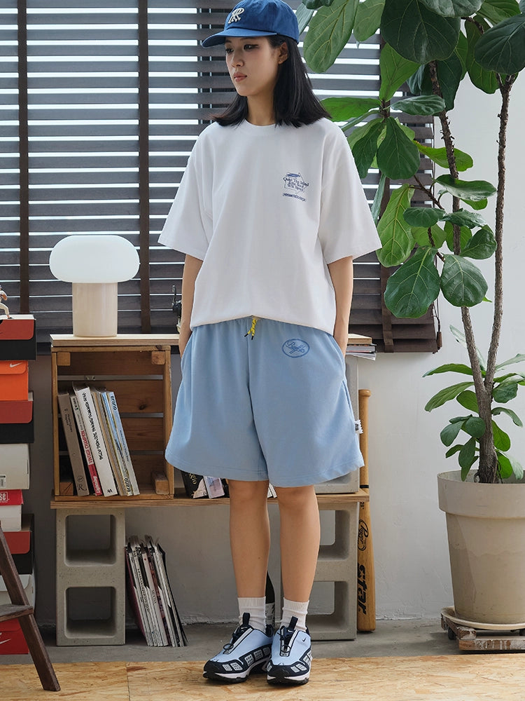 Battles Terry Sports Casual Loose Shorts