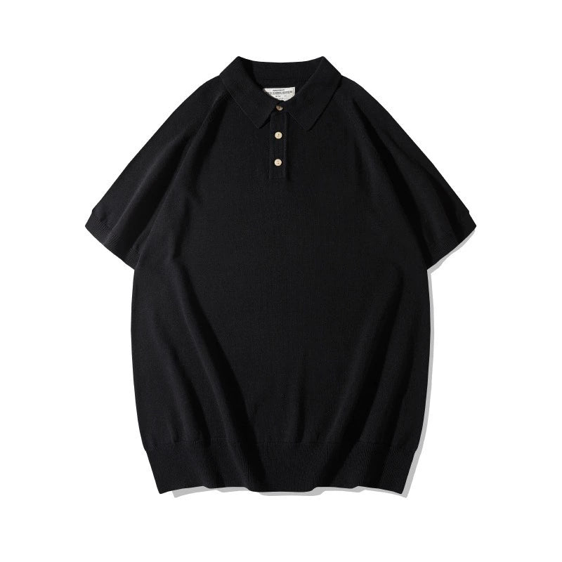 PrintAce Vintage Knitted Polo Shirt