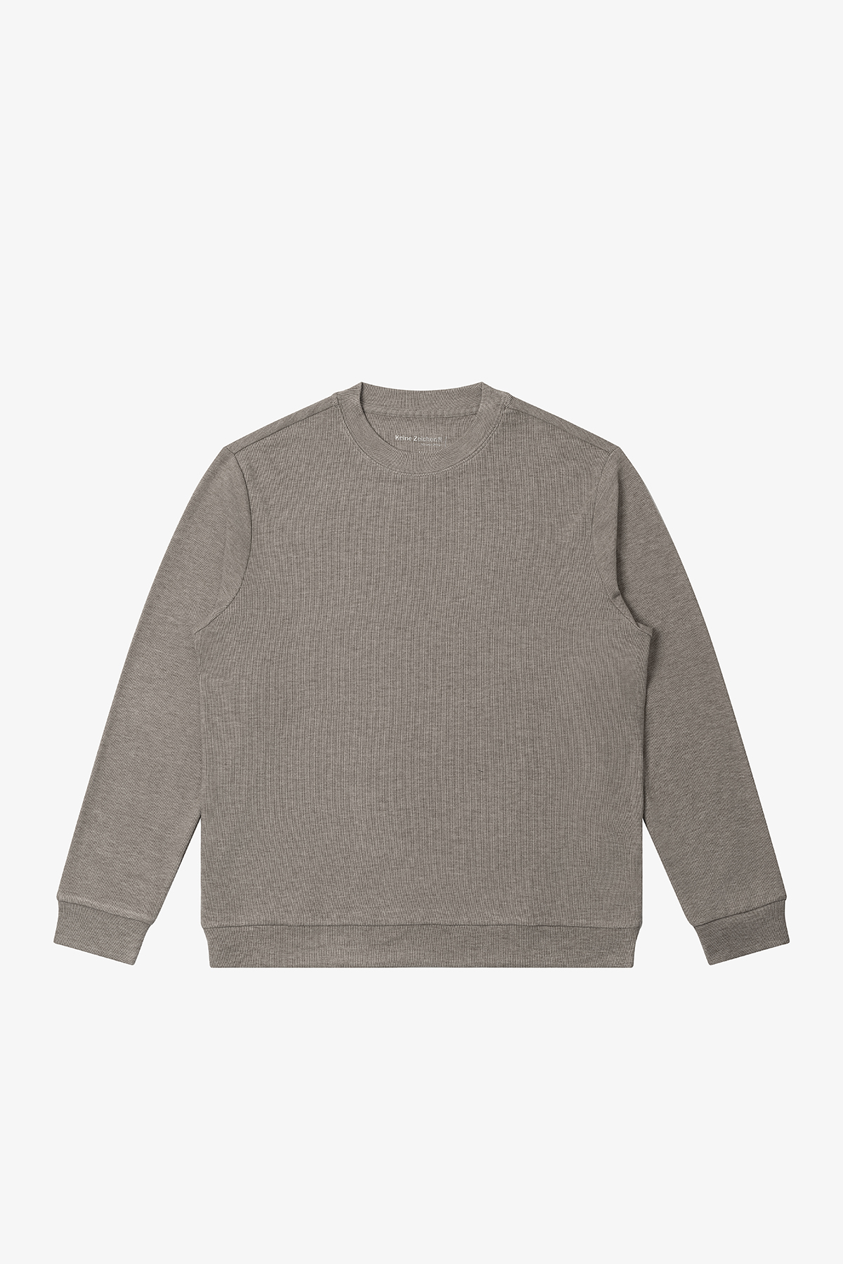 NO LOGO Round Neck Half Turtleneck Warm Long Sleeves