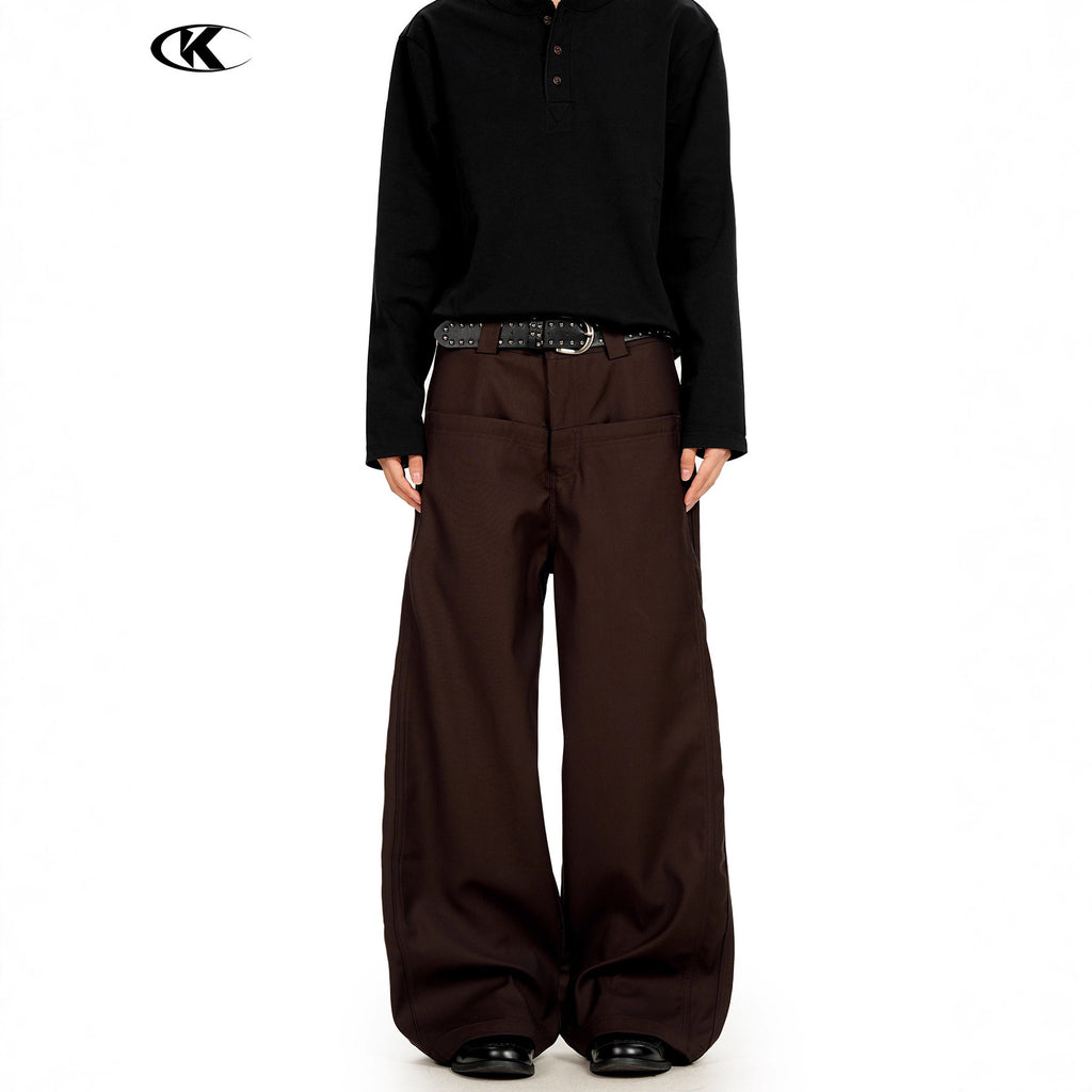 11KN Straight Three-dimensional Loose Versatile Casual Pants