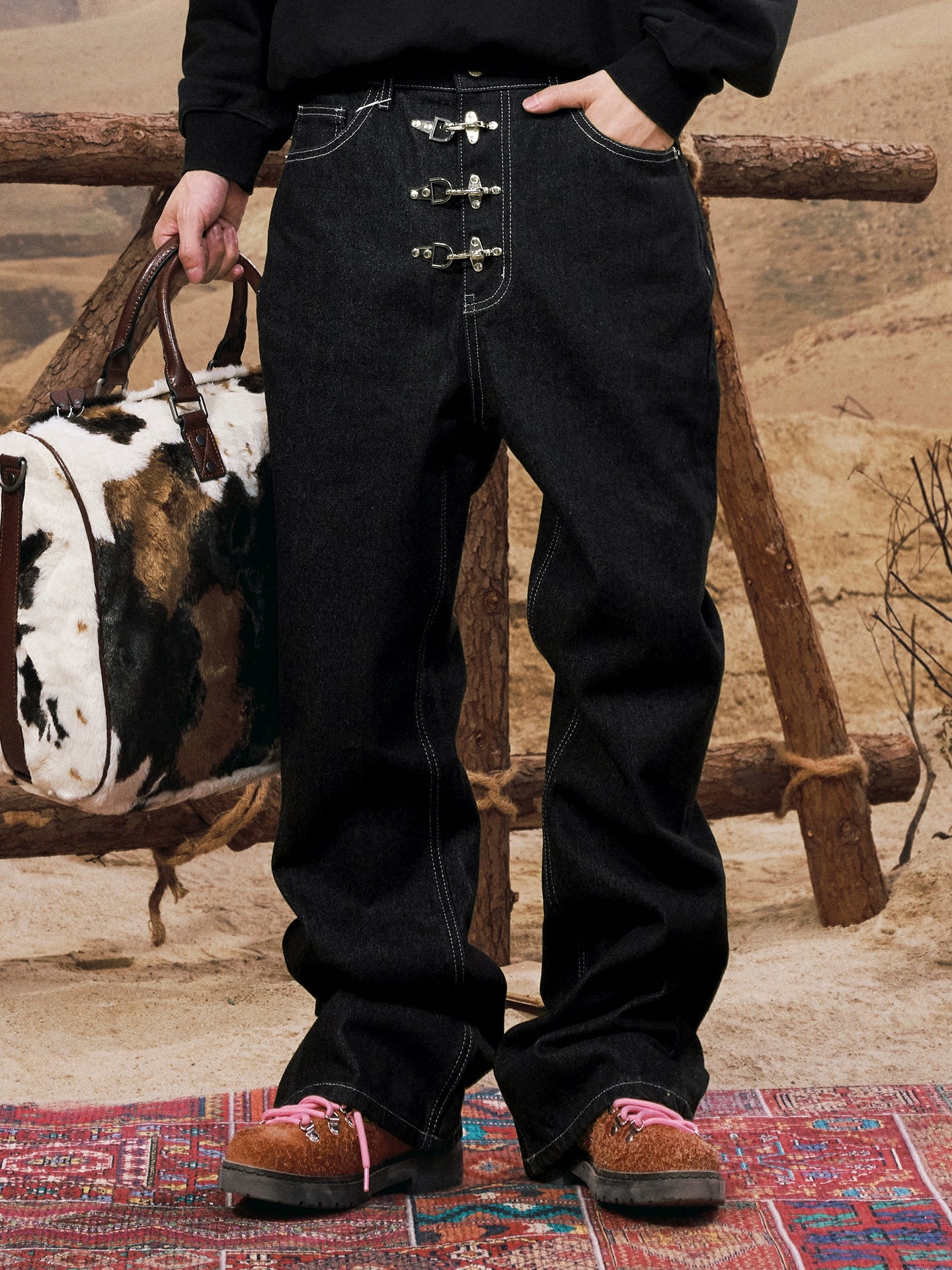 YADcrew High Street Casual Versatile Jeans