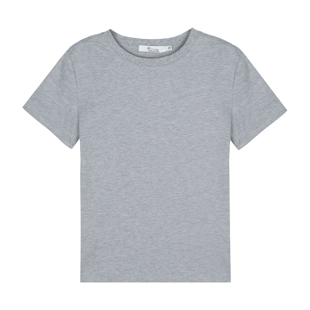 XUJING Simple V-neck Slim and Thin Tee