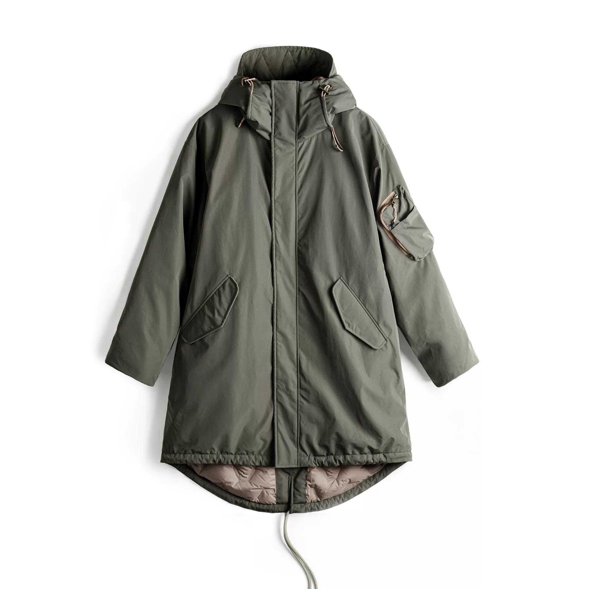 Madden retro M51 hooded trench coat jacket