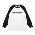 Jungle Tiger Alphabet Shoulder 100% Cotton Long Sleeve Tee
