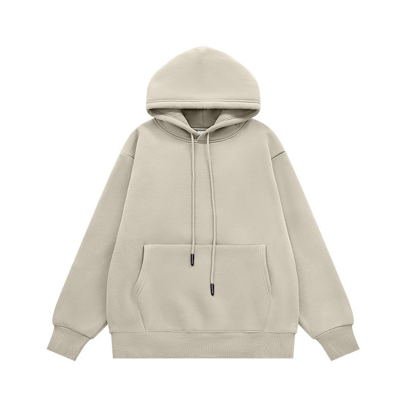 Inflation Casual Versatile Fleece Hooded Sweater