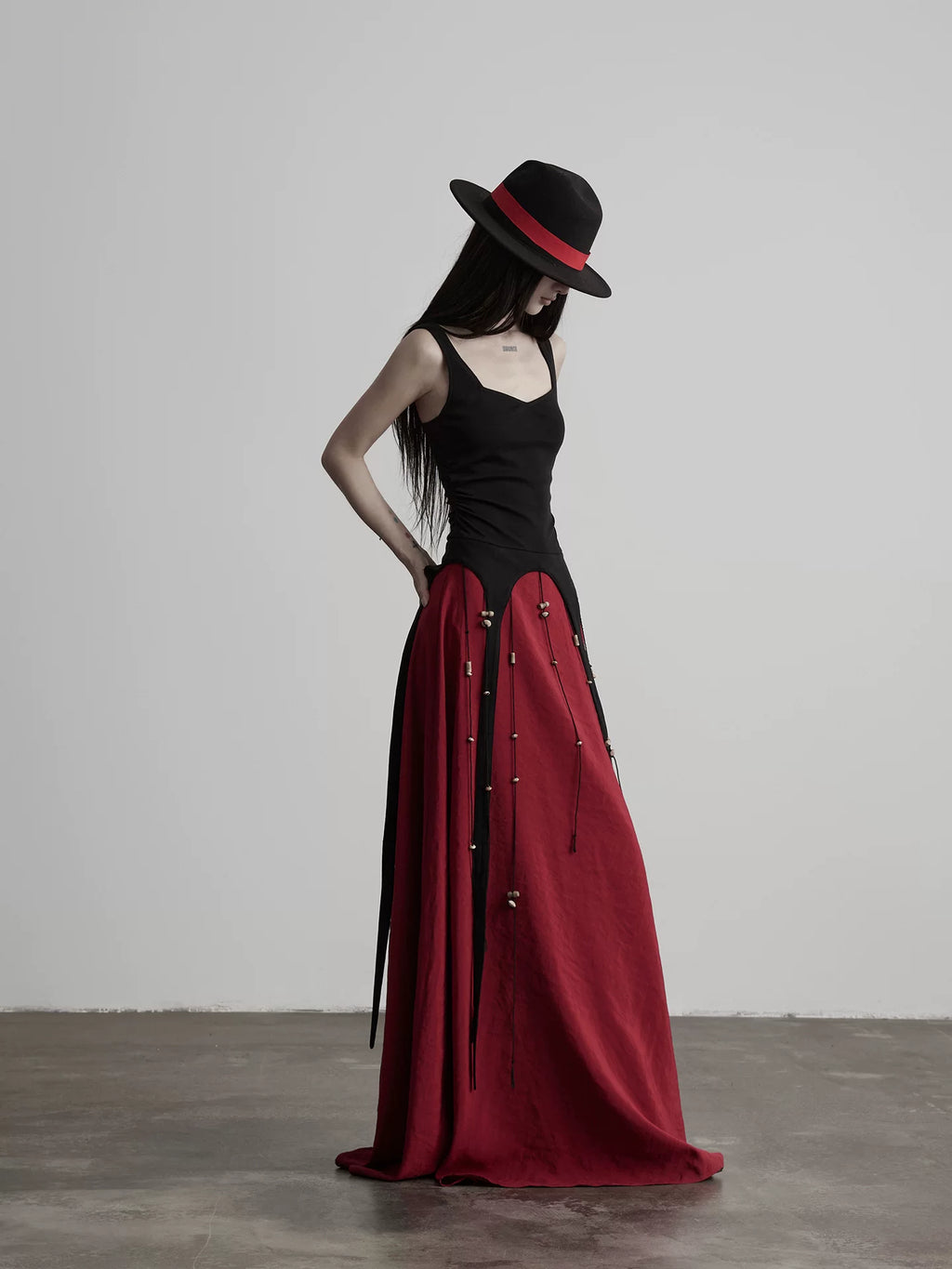 INDULGE Knitted Stitching Dress
