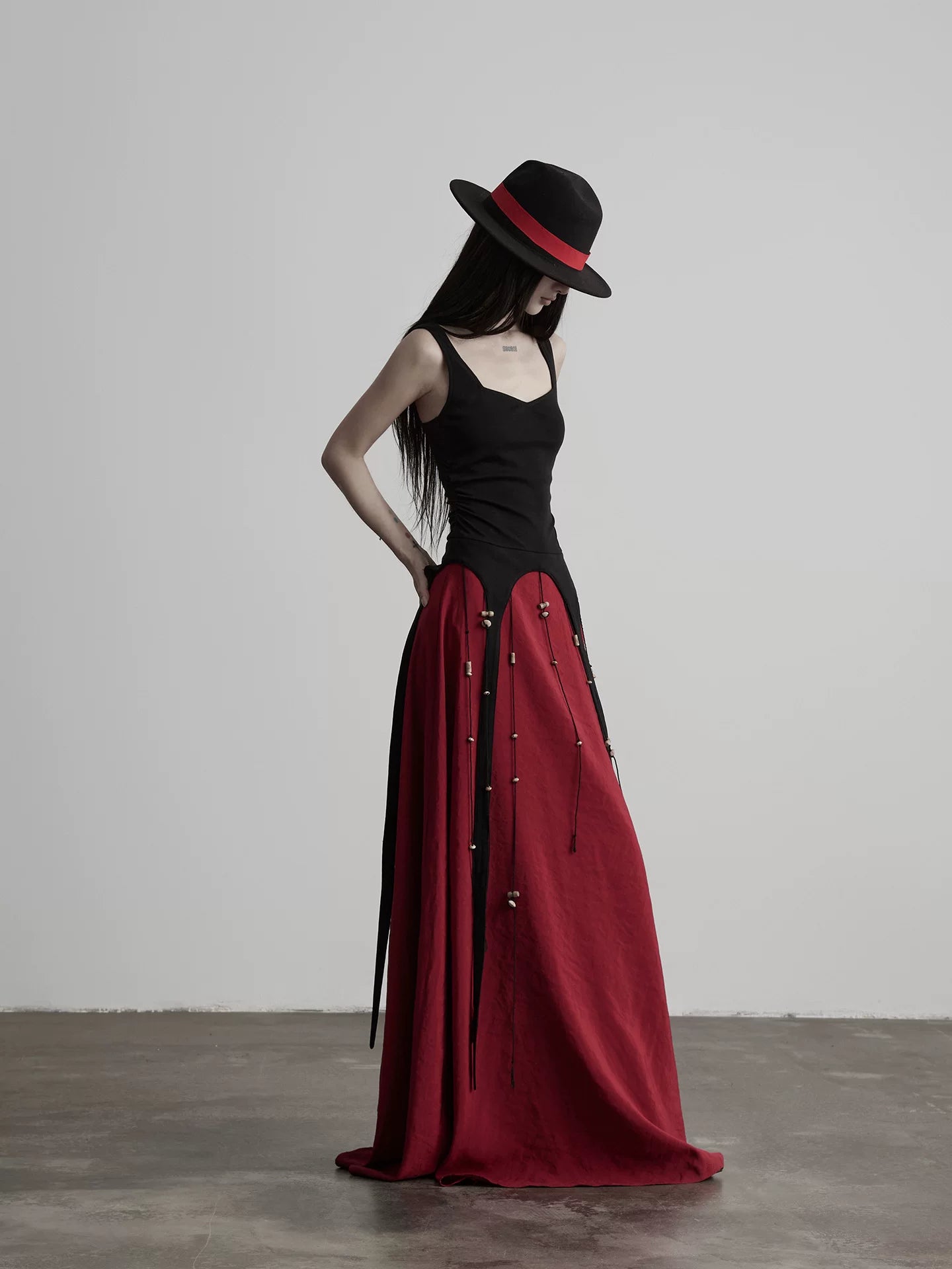 INDULGE Knitted Stitching Dress