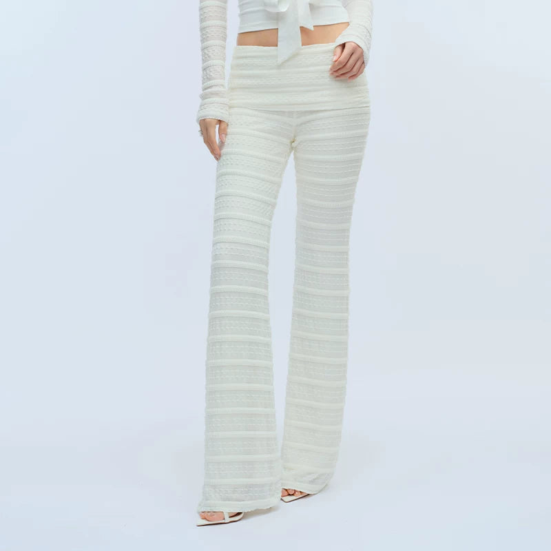 J TheChosen Strap-on Knitted Cardigan Casual Pants Set