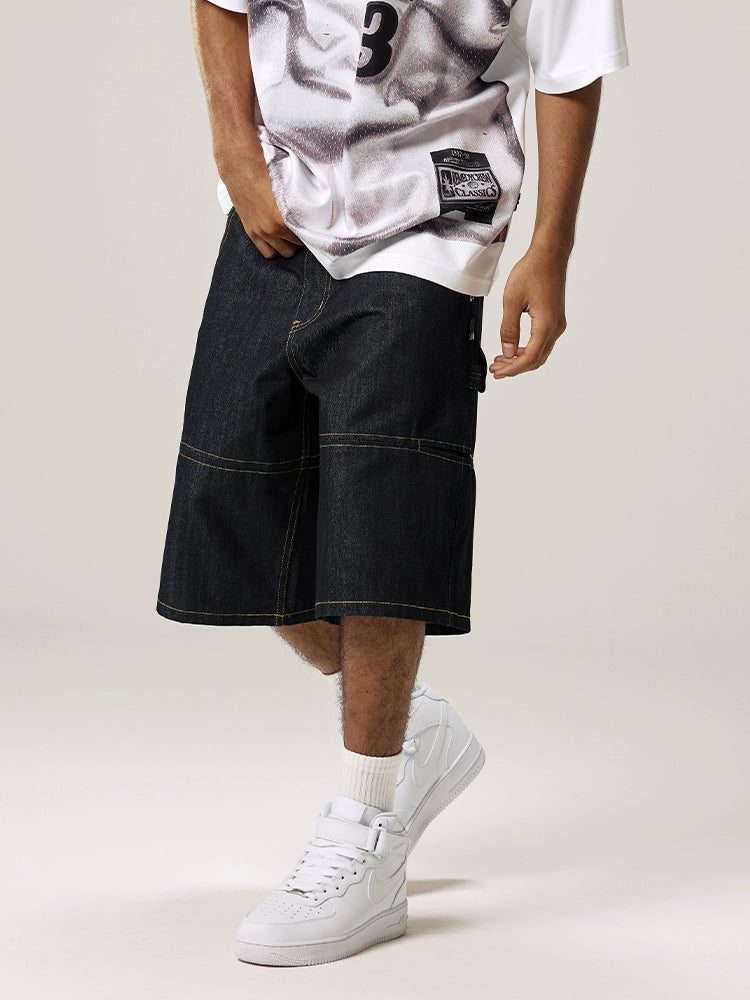 Remedy Loose Straight Casual Six Point Jeans