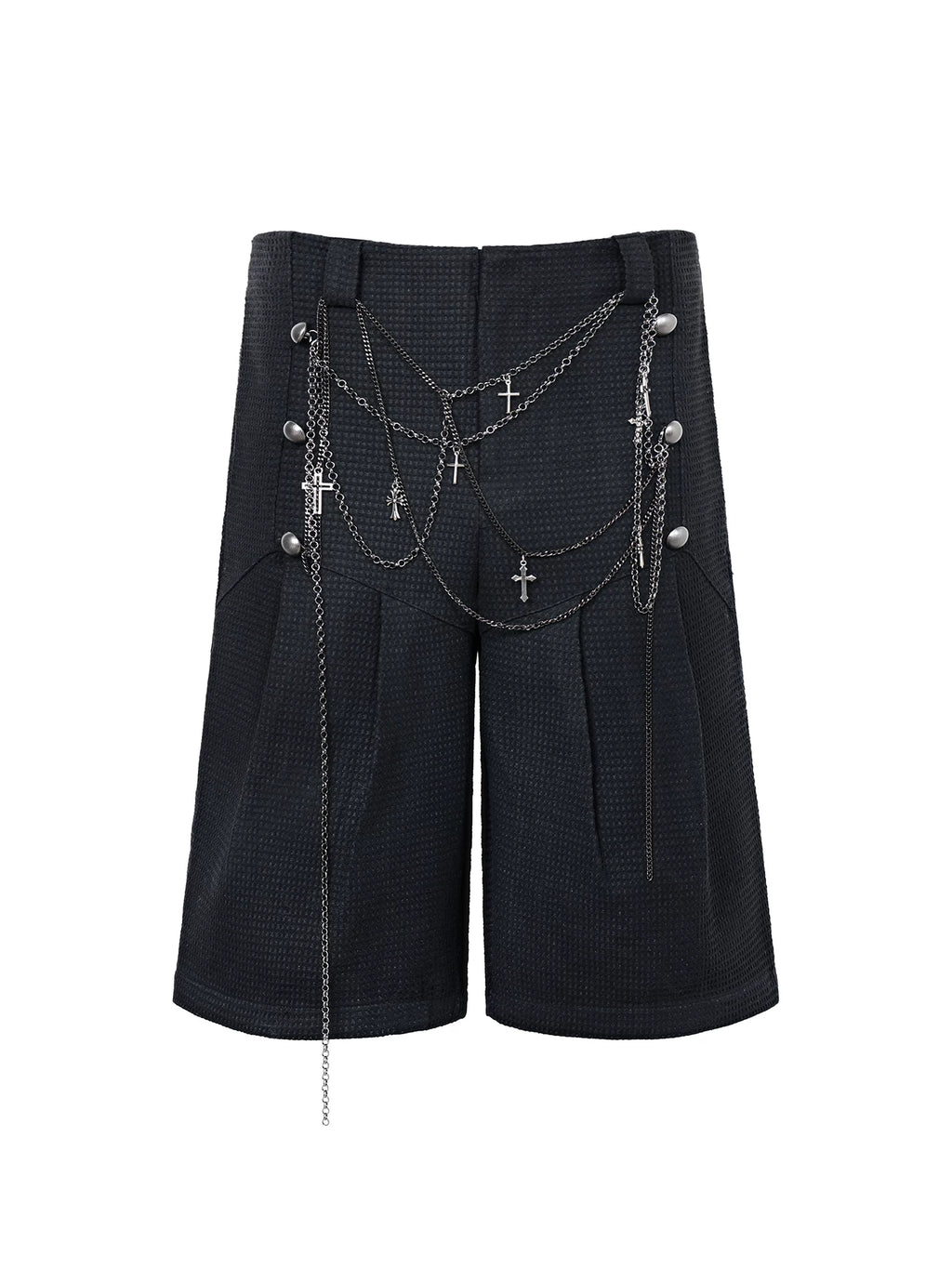 TZ Killer Removable Necklace Cropped Shorts